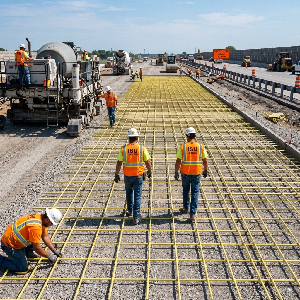 Highways & Road Pavements GFRP Application